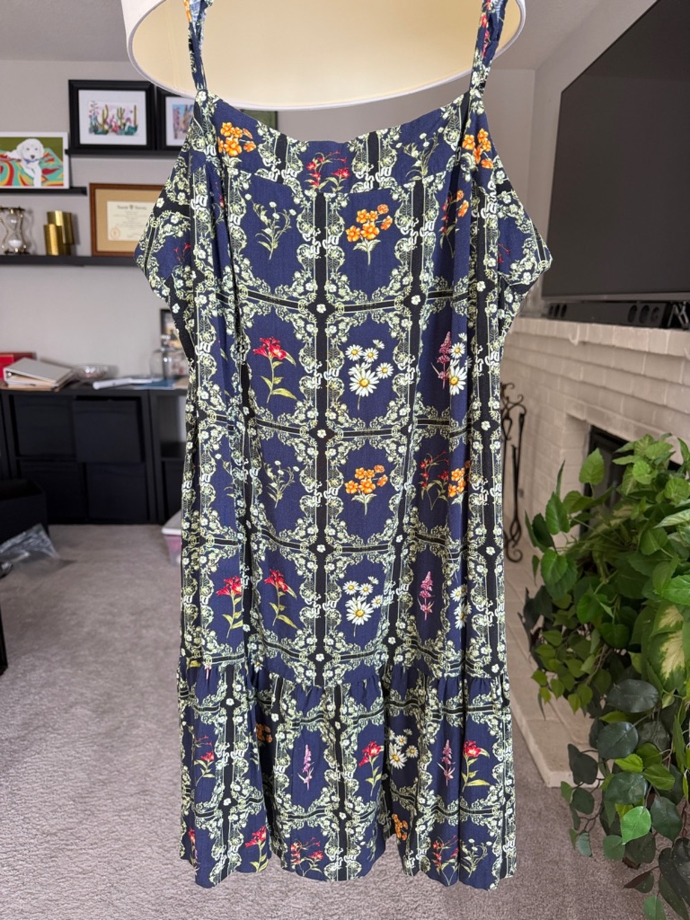 Aguabendita for Target Navy floral dress